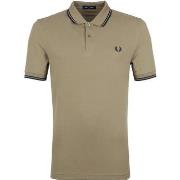 T-shirt Fred Perry Polo Twin Tipped M3600 Marron Clair