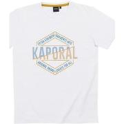 T-shirt enfant Kaporal TEE SHIRT PRINT - WHITE - 10 ans