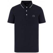 T-shirt Emporio Armani EA7 Polo Armani Exchange bleu marine 8NZFT70 Z8...