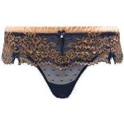 Shorties &amp; boxers Brigitte Bardot Shorty tanga bleu marine Eléganc...