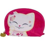 Trousse Kontiki Pochette cosmétique Mani The Lucky Cat - Rose