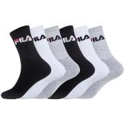 Chaussettes Fila Lot de 6 Paires de Chaussettes Tennis Assorties