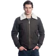 Blouson Harrington Blouson aviateur en canvas Recyclé Kaki