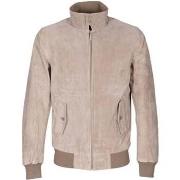 Blouson Harrington Blouson en daim beige