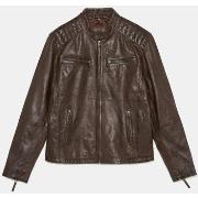 Veste Bata Blouson en cuir pour hommes Homme