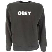 Sweat-shirt Obey Pull Bold Crew Homme Black