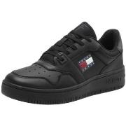 Baskets basses Tommy Jeans Baskets homme en cuir ref 58159 0GK Noir