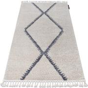 Tapis Rugsx Tapis BERBER MEKNES B5910 crème et gris 140x190 cm