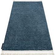 Tapis Rugsx Tapis BERBER 9000 bleu Franges berbère marocain 240x330 cm