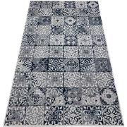 Tapis Rugsx Tapis HEOS 78586 crème / bleu PATCHWORK, 120x170 cm