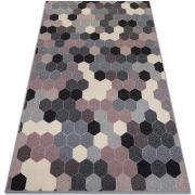 Tapis Rugsx Tapis HEOS 78537 gris / rose / 120x170 cm