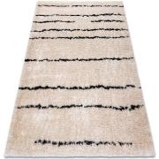 Tapis Rugsx Tapis FLUFFY 2371 shaggy Rayures - crème 200x290 cm