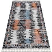 Tapis Rugsx Tapis moderne BELLE BR23A noir et rose 120x170 cm