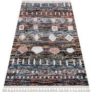 Tapis Rugsx Tapis moderne BELLE BR36A noir et rose 160x220 cm