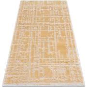 Tapis Rugsx Tapis ACRYLIQUE VALS 3236 Abstraction jaune / 70x140 cm