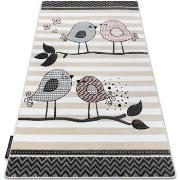 Tapis Rugsx Tapis PETIT BIRDS PETITS OISEAUX crème 180x270 cm