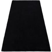 Tapis Rugsx Tapis BUNNY noir IMITATION DE FOURRURE DE 160x220 cm