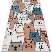 Tapis Rugsx Tapis FUN Gatti pour enfants, chats animaux 180x270 cm