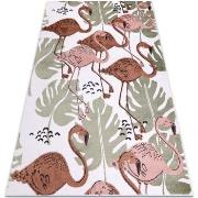 Tapis Rugsx Tapis FUN Flami pour enfants flamants roses 120x170 cm