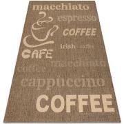 Tapis Rugsx TAPIS EN CORDE SIZAL FLOORLUX 20221 café 120x170 cm