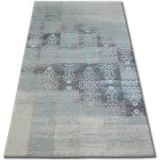 Tapis Rugsx Tapis ACRYLIQUE PATARA 0146 Sable Clair/Turquoise 80x150 c...