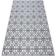 Tapis Rugsx Tapis ARGENT - W4949 Fleurs blanc / 160x220 cm