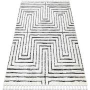 Tapis Rugsx Tapis SEVILLA Z788B labyrinthe, grec blanc / 160x220 cm