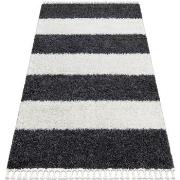 Tapis Rugsx Tapis UNION 4079 Rayures gris et crème 160x220 cm