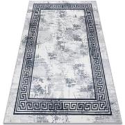 Tapis Rugsx Tapis lavable ANDRE 1189 Marbre, grec antidérapan 160x220 ...