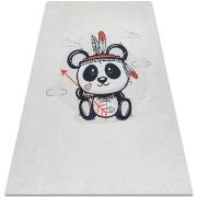 Tapis Rugsx Tapis lavable BAMBINO 1129 Panda pour les 80x150 cm