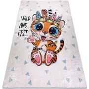 Tapis Rugsx Tapis lavable BAMBINO 1960 Tigre, Indien pour 160x220 cm