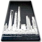 Tapis Rugsx TAPIS EN CORDE SIZAL FLOORLUX 20240 noir 240x330 cm