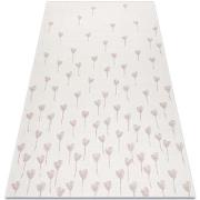 Tapis Rugsx Tapis EN CORDE SIZAL FLAT 48779/526 Fleurettes 80x150 cm