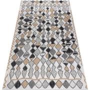 Tapis Rugsx Tapis SIZAL COOPER Diamants, Zigzag 22217 écru 160x220 cm