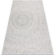 Tapis Rugsx Tapis SIZAL FLAT 48832367 Cercles, points crème 120x170 cm