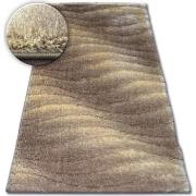 Tapis Rugsx Tapis Shaggy SPACE 3D B222 marron clair 120x170 cm