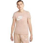 T-shirt Nike T-shirt Tshr Nsw Tee Essntl Icon Futur (pink Oxford)