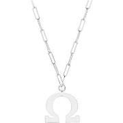 Bijoux Orusbijoux Collier Chaine Argent Rhodié Omega