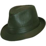 Chapeau Chapeau-Tendance Chapeau trilby façon cuir MAX T58