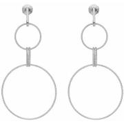 Boucles oreilles Orusbijoux Boucles D'oreilles Argent Rhodié Diamanté ...