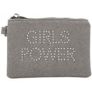 Porte-monnaie Girls Power Porte monnaie plat Star clouté / pailleté Gr...