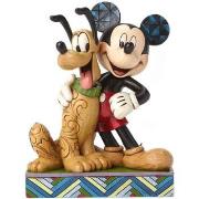 statuettes et figurines Enesco Figurine de Collection Mickey et Pluto