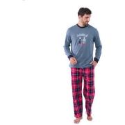 Pyjamas / Chemises de nuit Achile Pyjama long en pur coton et bas en f...