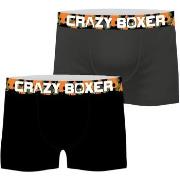 Boxers Crazy Boxer CRAZYBOXER 2 Boxers Homme Bio BCBCX2 UNI1