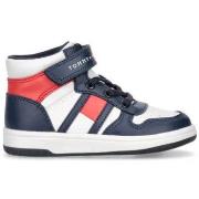 Baskets enfant Tommy Hilfiger HIGH TOP LACE-UP/VELCRO SNEAKER BLUE/WHI...