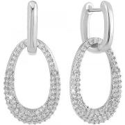 Boucles oreilles Sc Crystal B3401-ARGENT