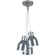 Lustres, suspensions et plafonniers Tosel Lustre grappe métal aluminiu...