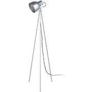 Lampadaires Tosel Lampadaire trépied métal aluminium