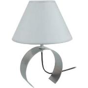 Lampes de bureau Tosel Lampe de chevet demi cylindrique métal aluminiu...