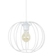 Lustres, suspensions et plafonniers Tosel Suspension globe métal blanc